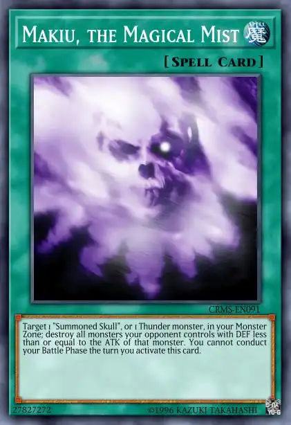 Edison Rulings for Makiu, the Magical Mist